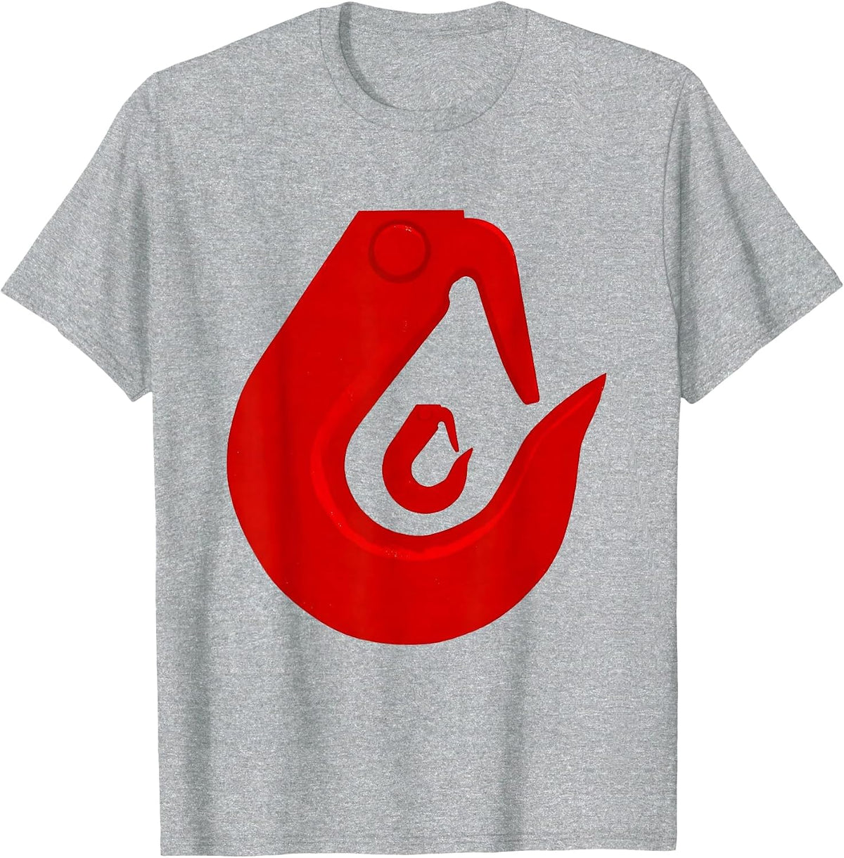 Men's Fire Ladder Hook Minimalist Toddler Firefighter Birthday T-Shirt - Heather Grey