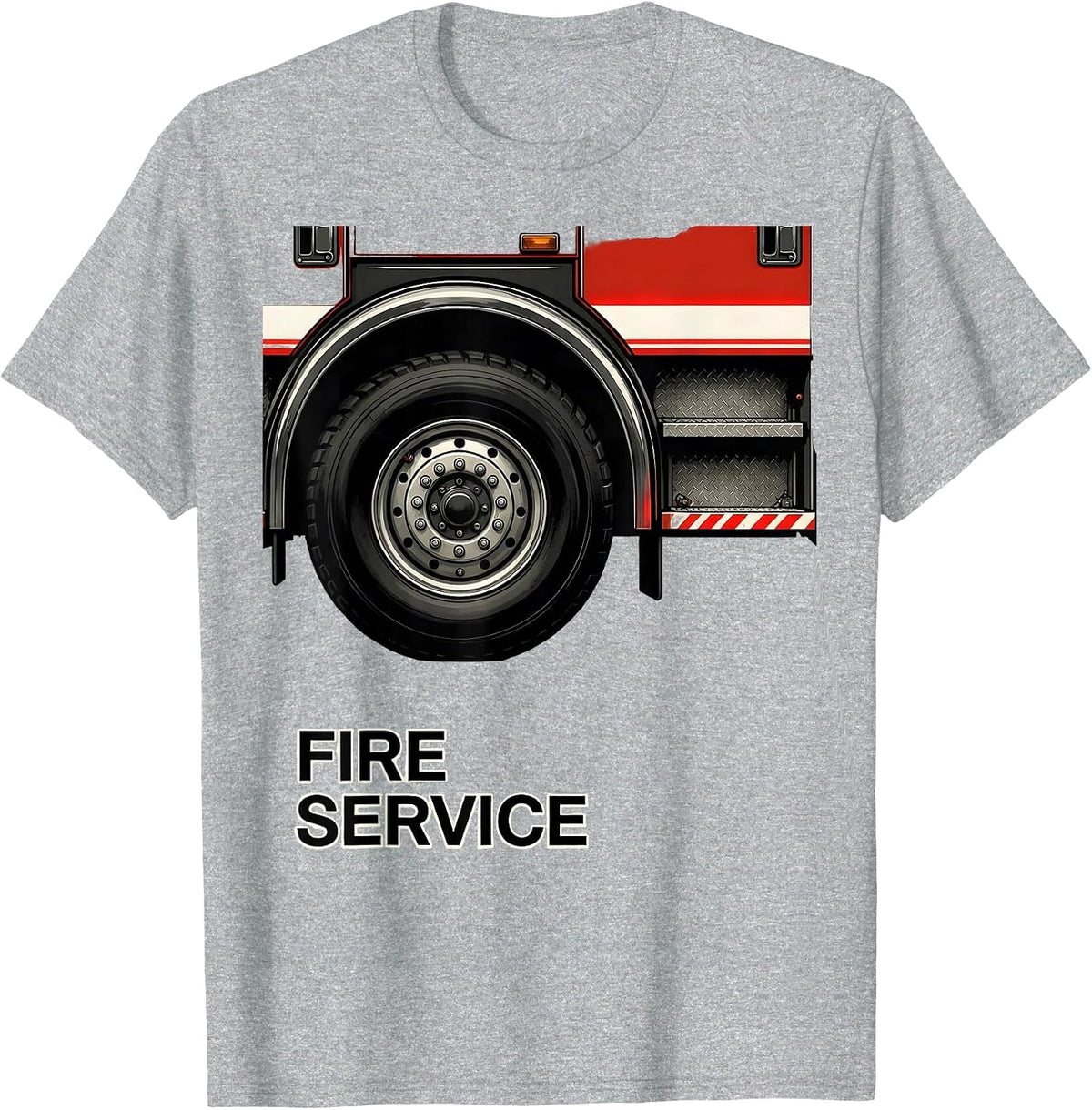 Men's Fire Service Swiss International Firefighter Humor Pride T-Shirt - Heather Grey