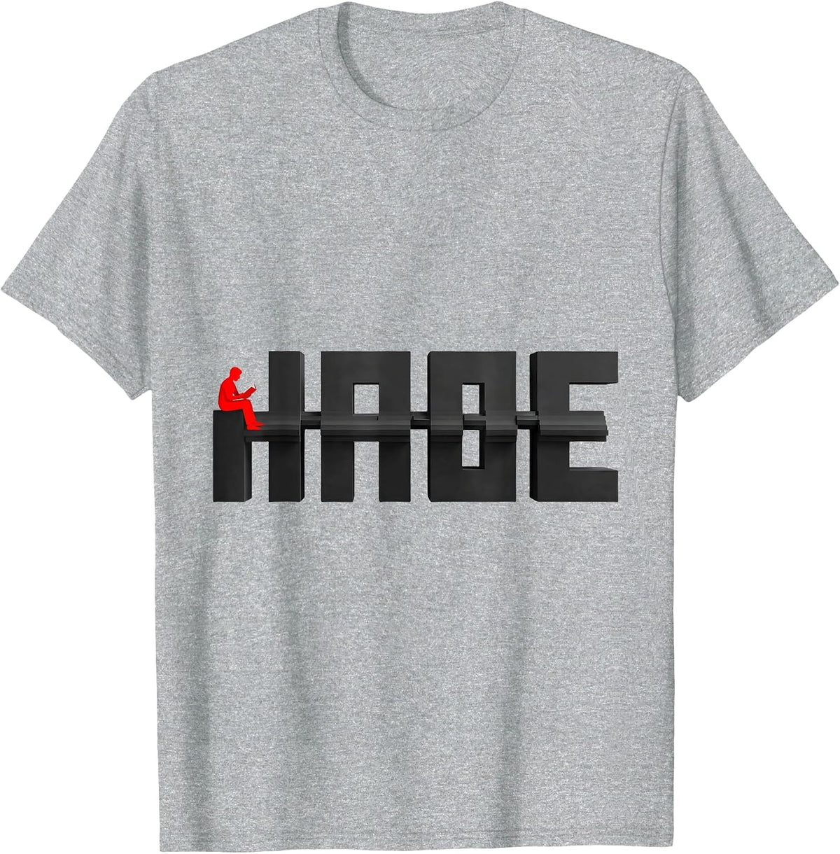Men's Exploded Literacy Teacher Reading Specialist Awareness T-Shirt - Heather Grey