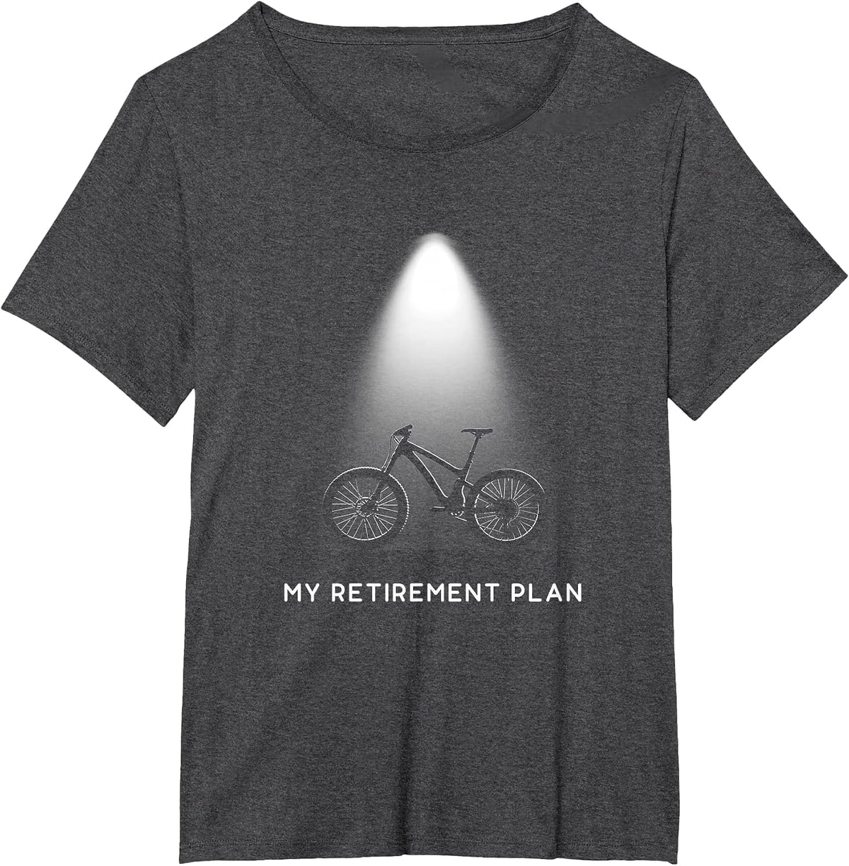 Funny Mountain Bike Apparel - MTB Mountain Bike T-Shirt - Dark Heather Grey