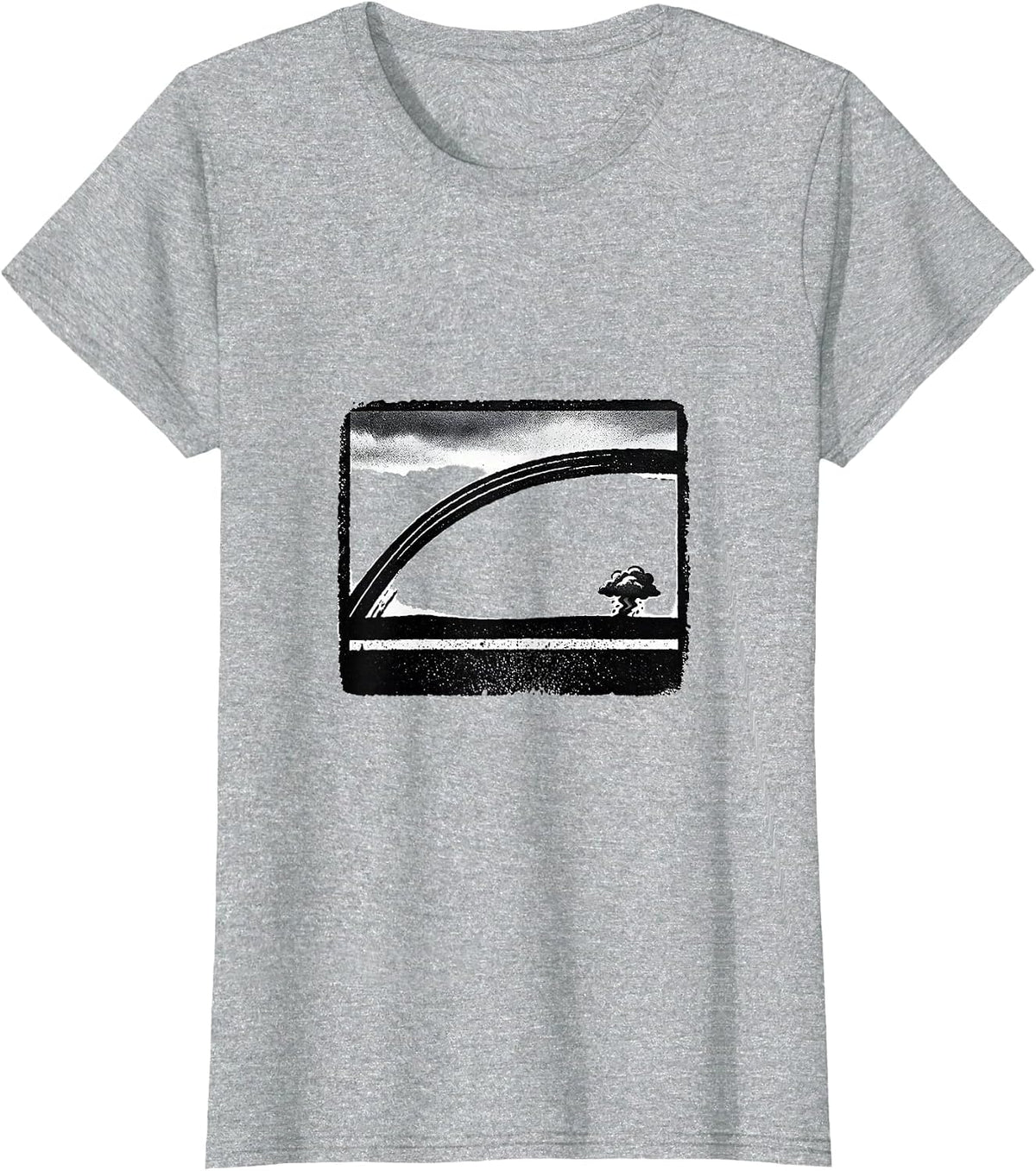 Women's Storm Stamp Tornado Chaser Meteorology Enthusiast T-Shirt - Heather Grey