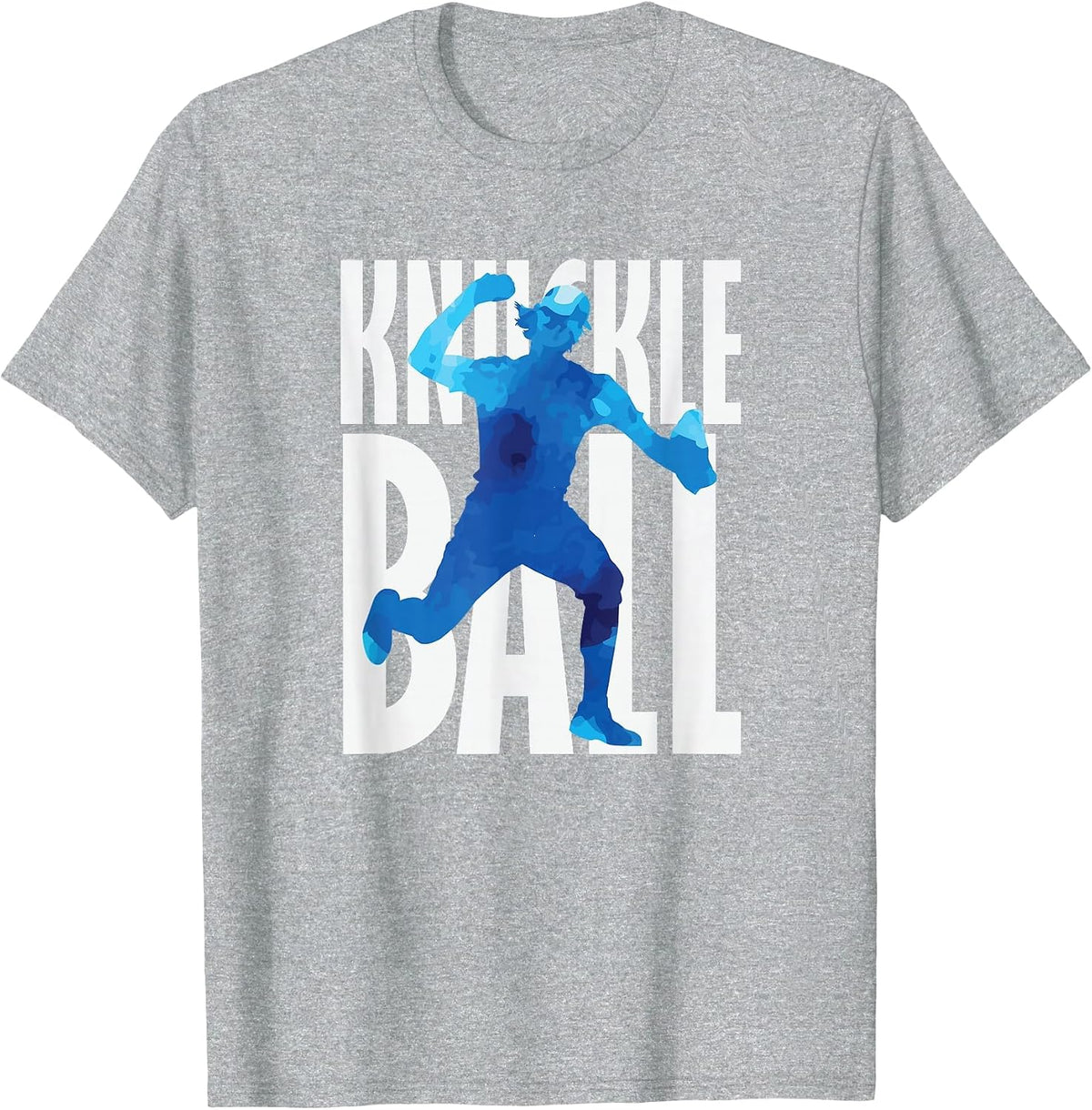 Knuckleball Baseball T-Shirt - Heather Grey