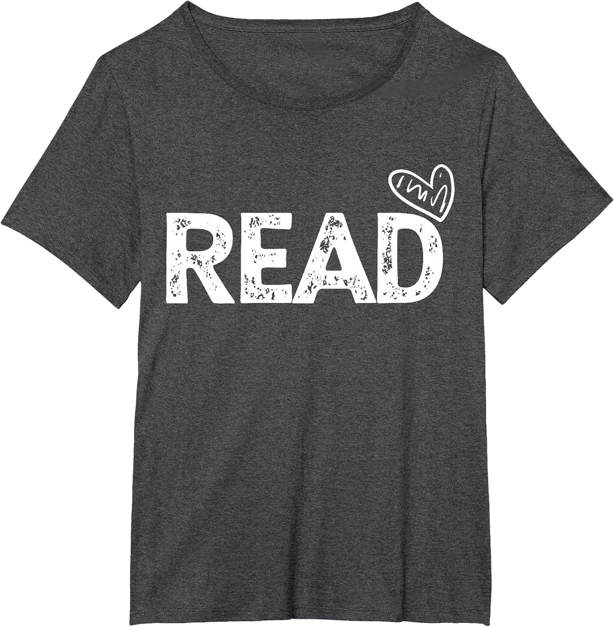 Reading Book English Teacher T-Shirt - Dark Heather Grey