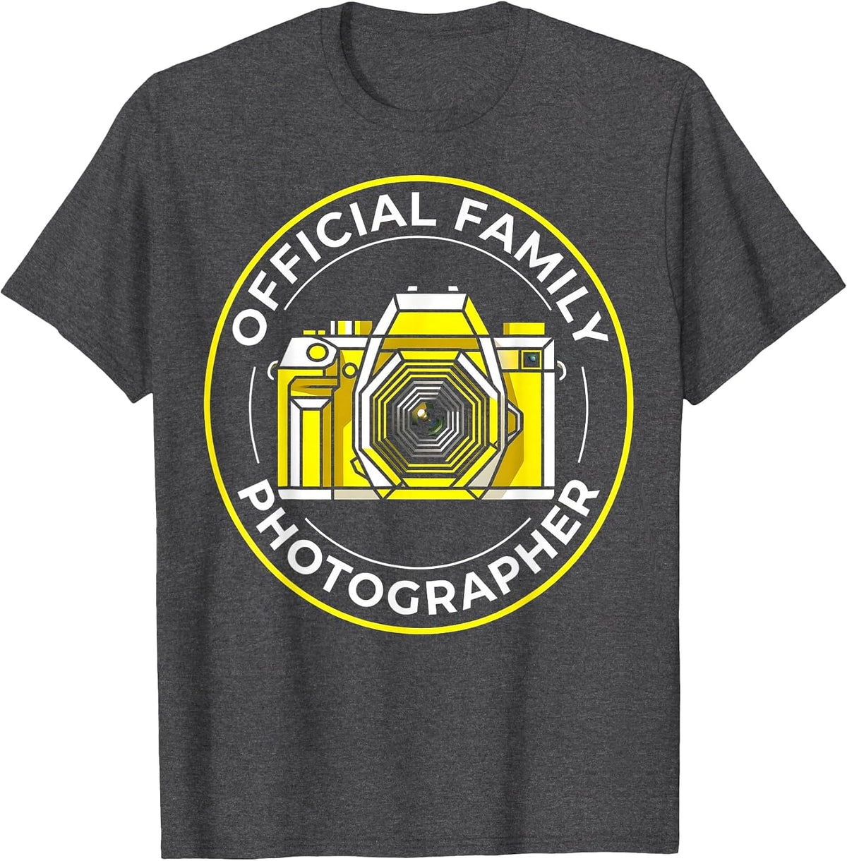 Mademark Photography T-Shirt - Dark Heather Grey-official Family