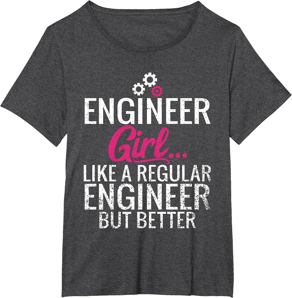Funny Vintage Mechanical Engineering Student But Better T-Shirt - Dark Heather Grey