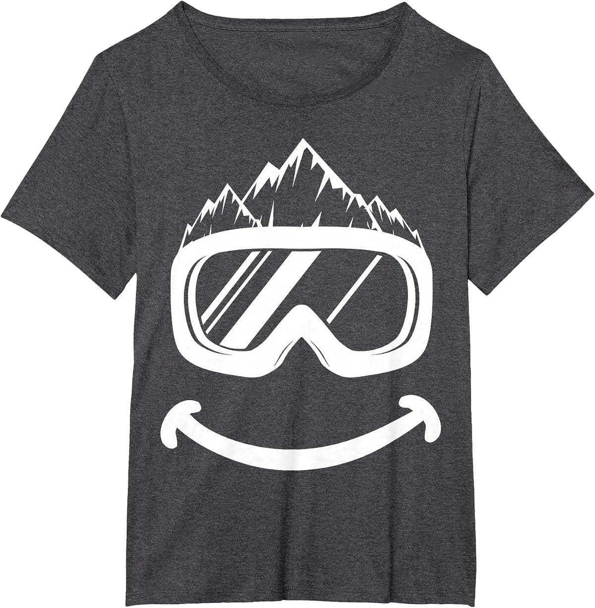 Fun Ski Tee Skiing Funny Snowboard T-Shirt - Dark Heather Grey