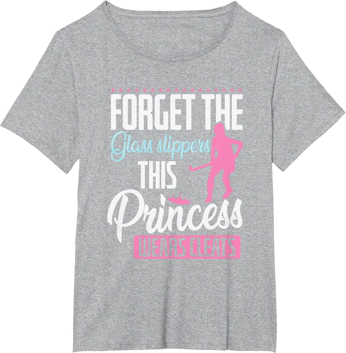 Field Hockey Princess Daughter Girl T-Shirt - Heather Grey