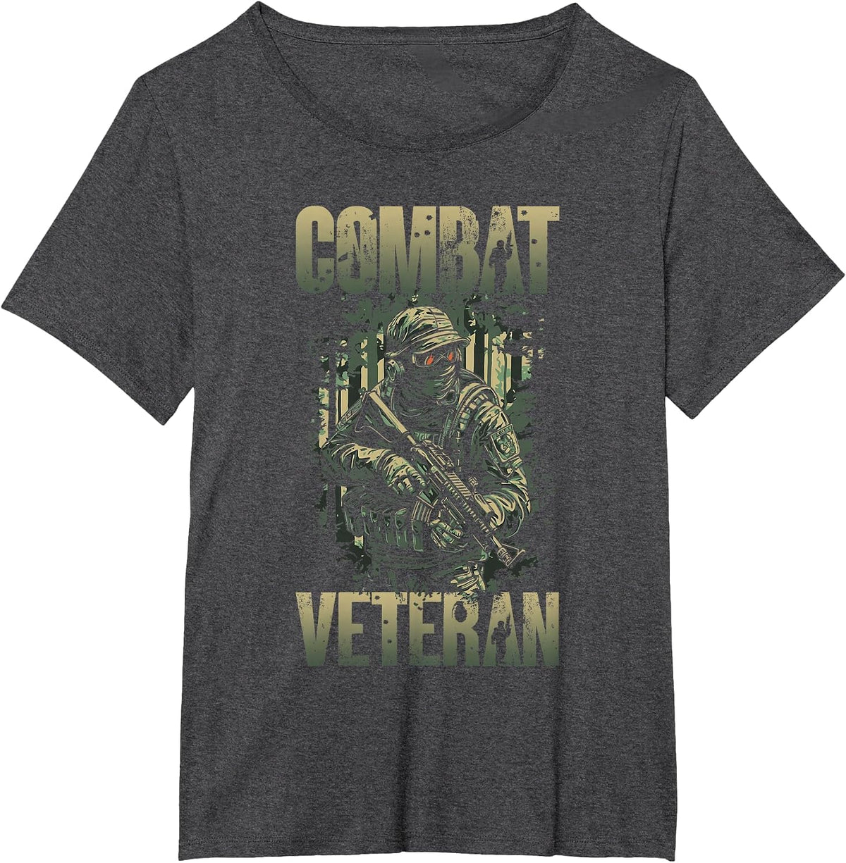 War Veteran Deployment Day of Veterans War Veteran T-Shirt - Dark Heather Grey