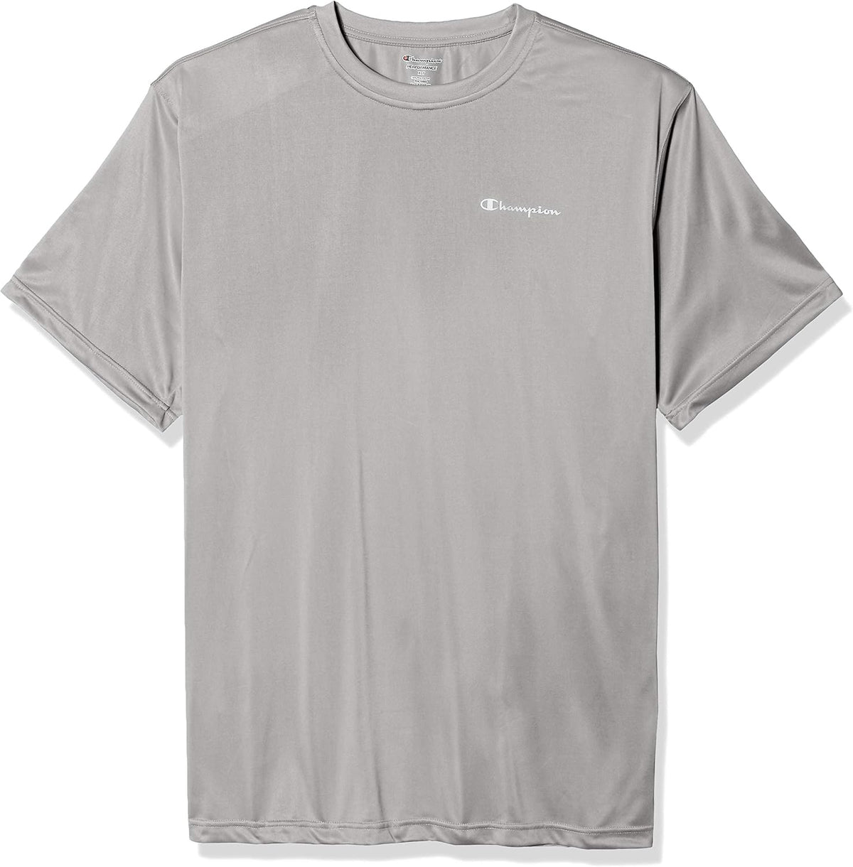 Champion Men's Big-Tall Big & Tall Solid Swim Tee - Concrete