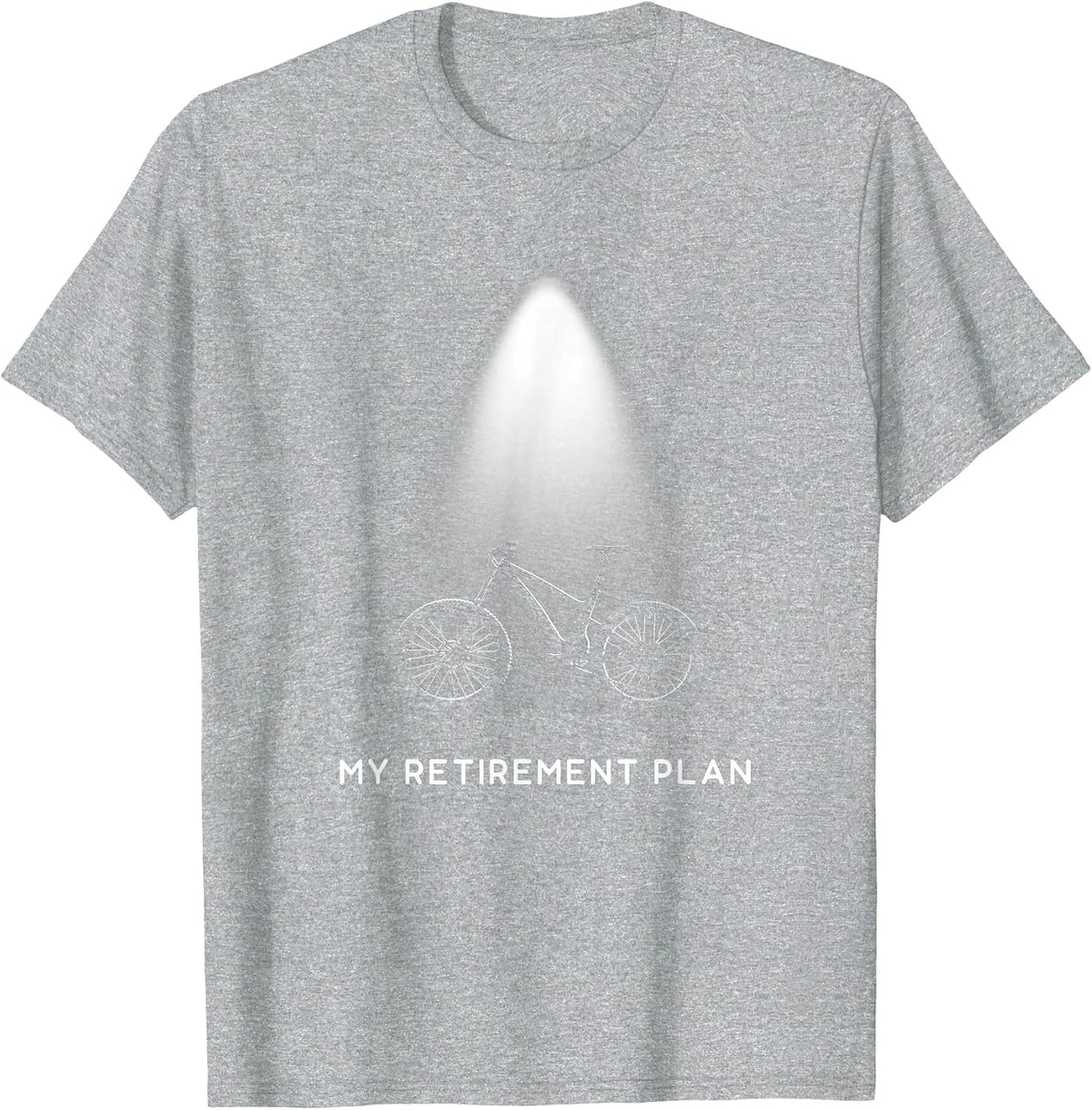 Funny Mountain Bike Apparel - MTB Mountain Bike T-Shirt - Heather Grey
