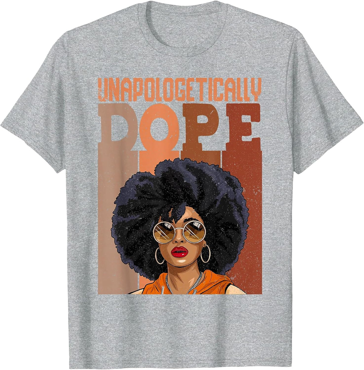 Black Women Unapologetically-Dope Juneteenth Black History T-Shirt - Heather Grey