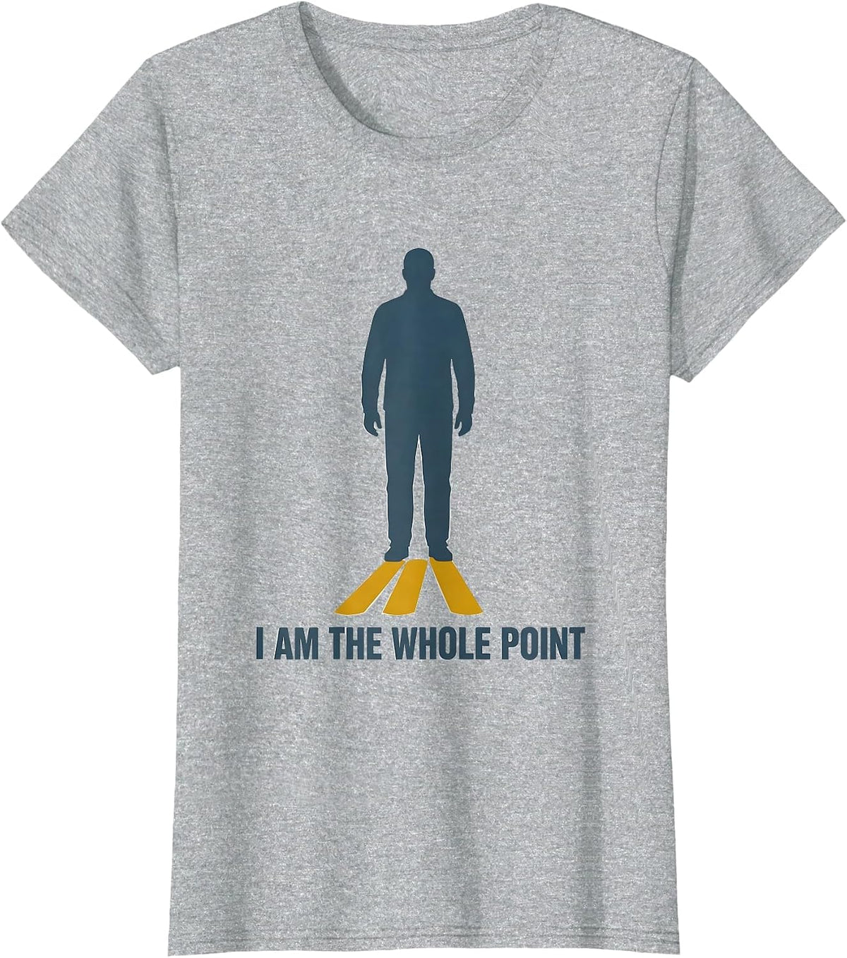 I Am The Whole Point Supportive Down Syndrome Awareness T-Shirt - Heather Grey