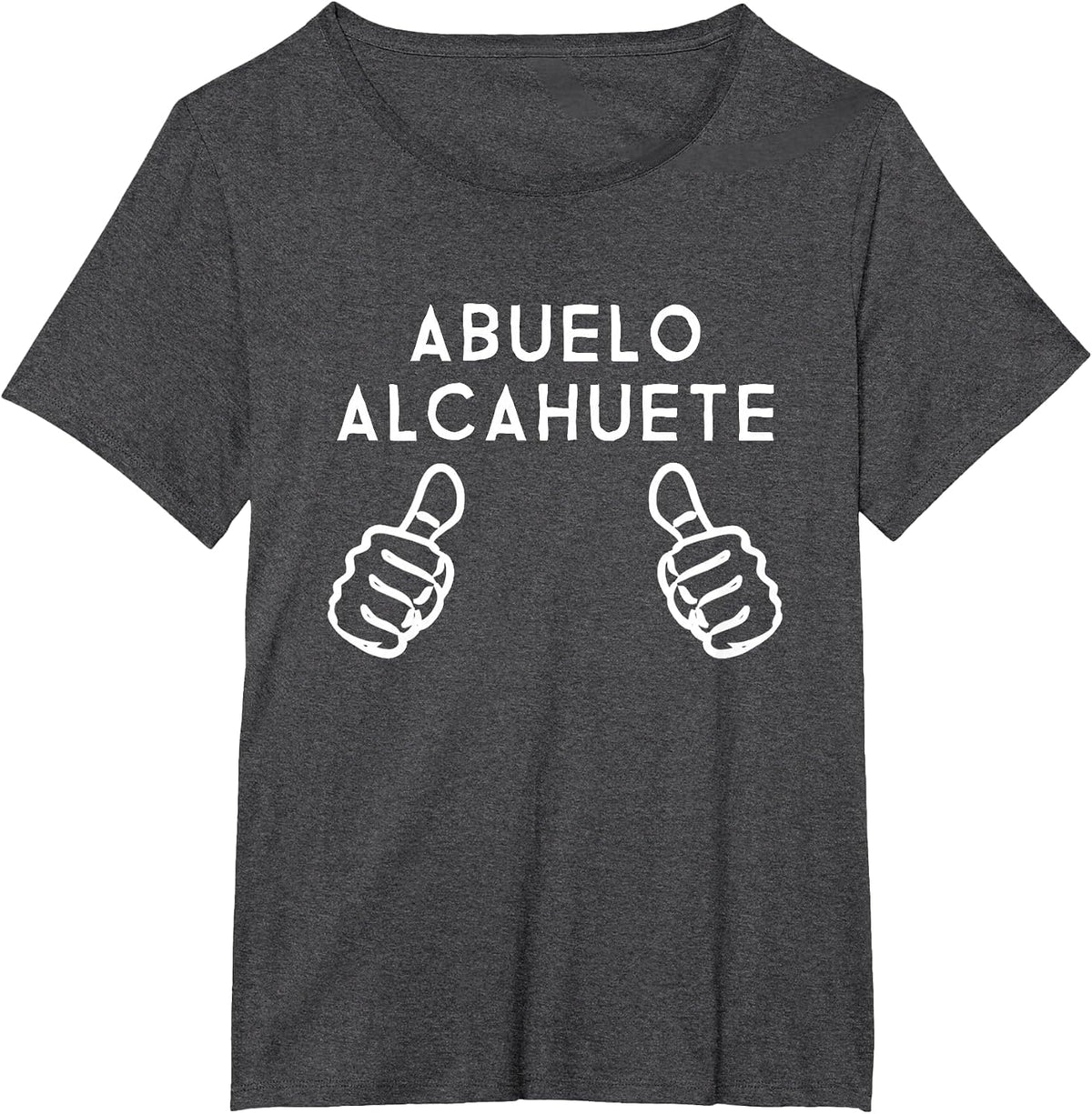 Funny Spanish Grandpa Abuelo Humor Hand Gesture T-Shirt - Dark Heather Grey