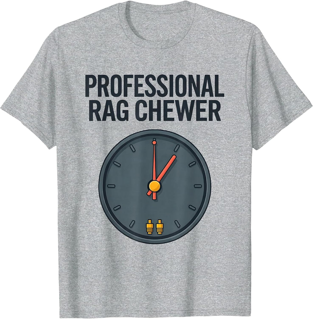 Men's Professional Rag Chewer Funny Ham Radio Operator Hobbyist T-Shirt - Heather Grey