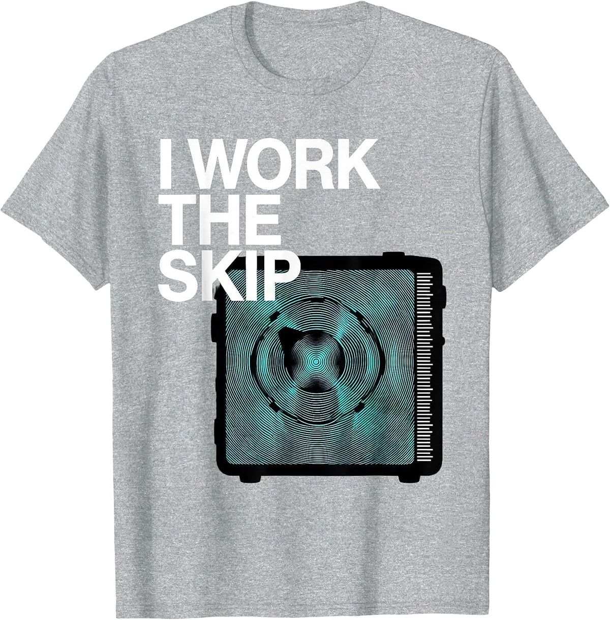Men's I Work The Skip Funny Ham Radio Operator Hobby Humor T-Shirt - Heather Grey