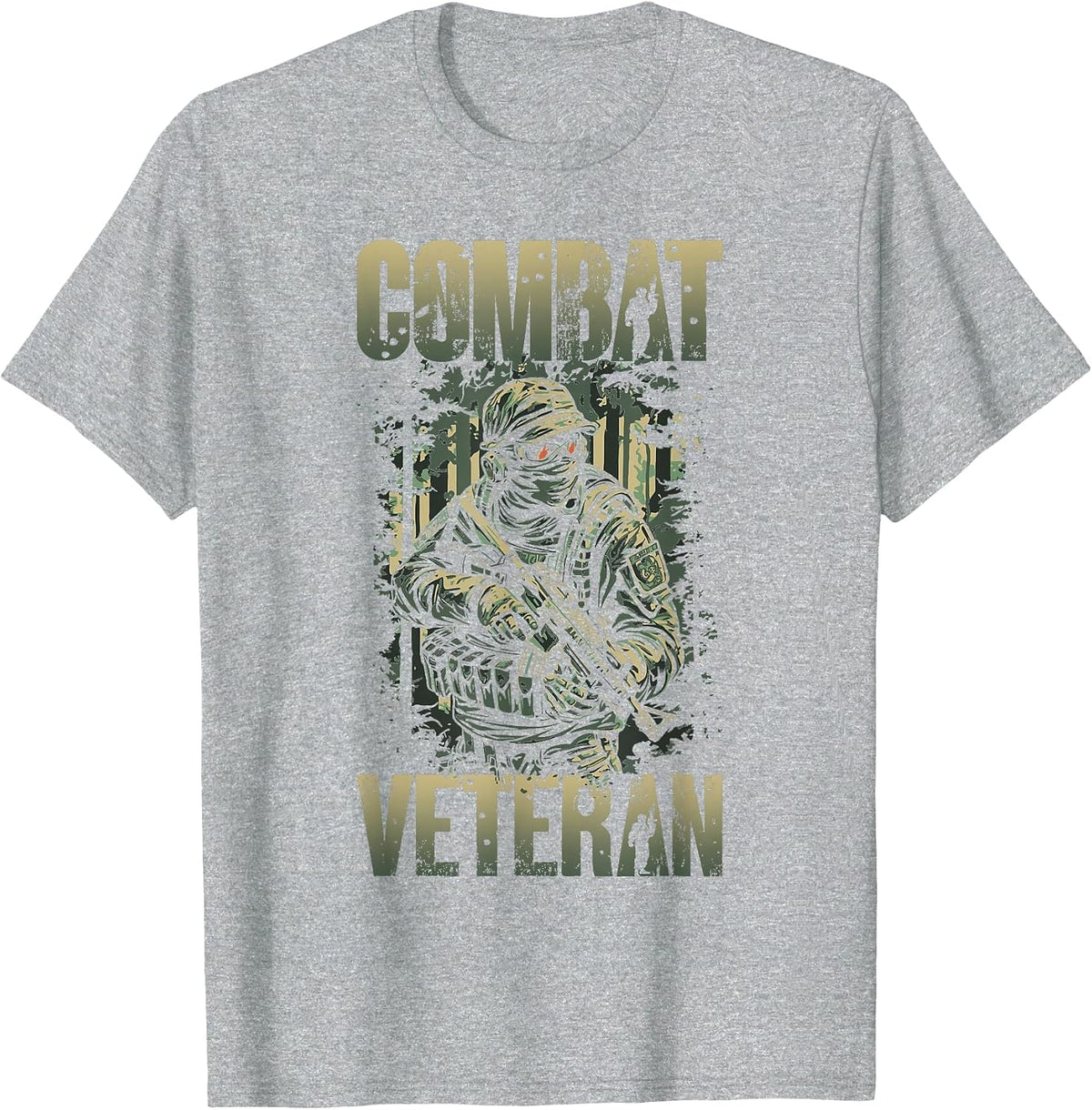 War Veteran Deployment Day of Veterans War Veteran T-Shirt - Heather Grey