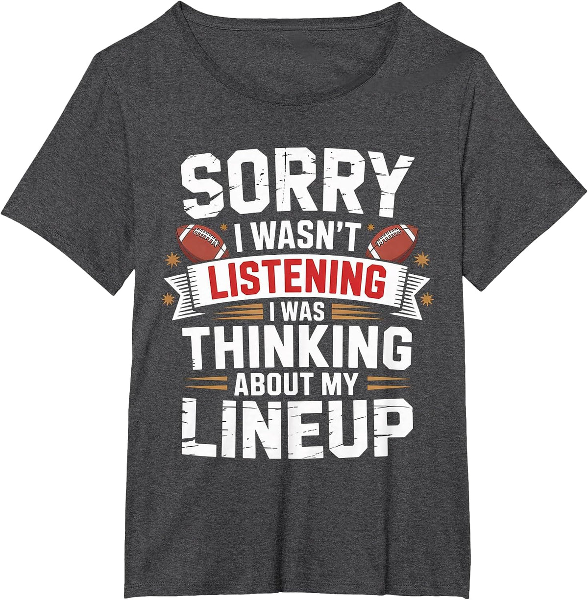 Funny Fantasy Football Player Outfit - Fantasy Football T-Shirt - Dark Heather Grey