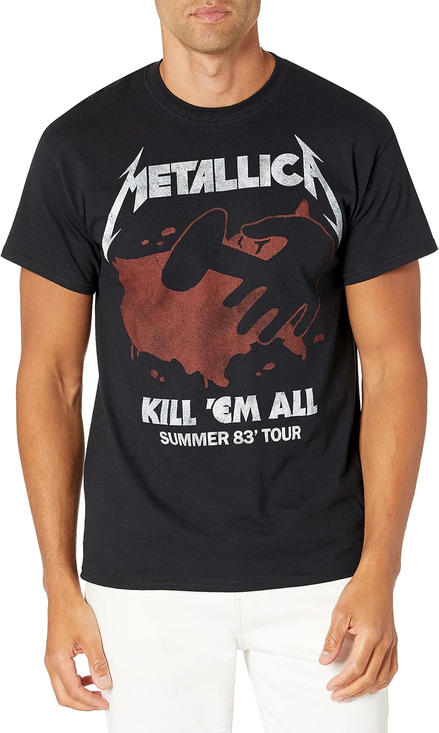 Bravado Mens Metallica Kill 'Em All Tour T-Shirt - Black