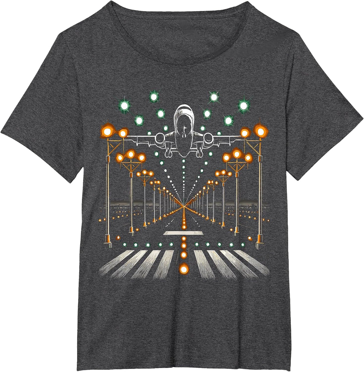 Pilot Funny Aviator Aviation Airplane T-Shirt - Dark Heather Grey