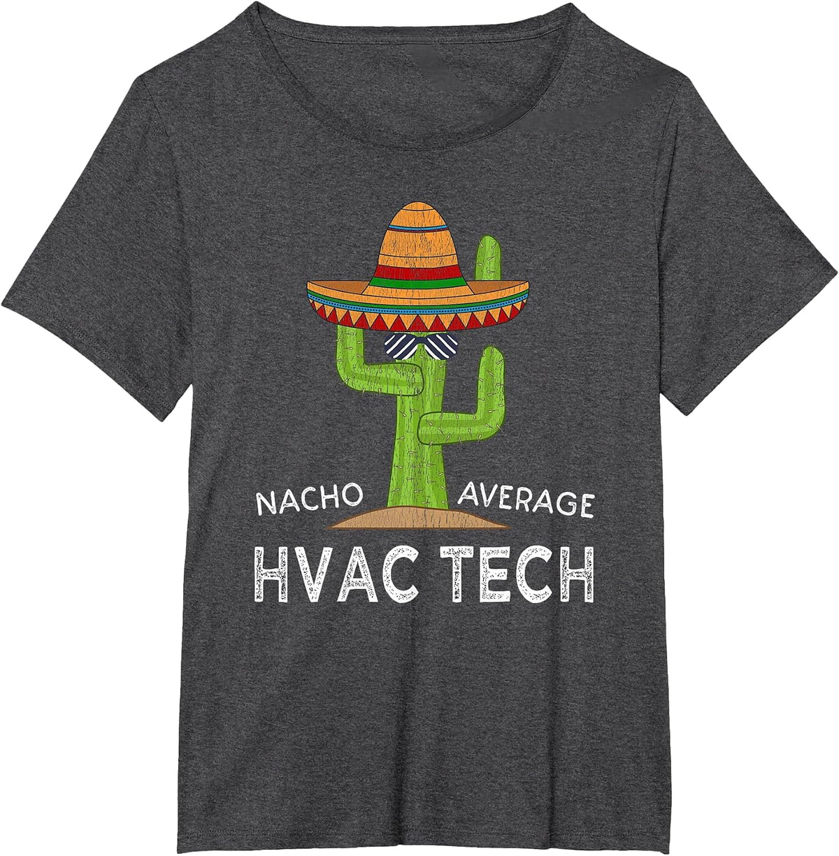 Funny HVAC Tech Technician T-Shirt - Dark Heather Grey