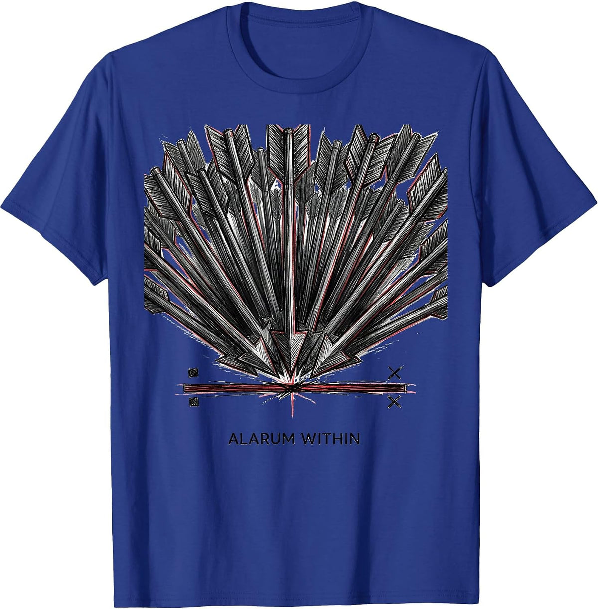 Alarum Within Literary Shakespeare Quote Wit Classic Humor T-Shirt - Royal Blue