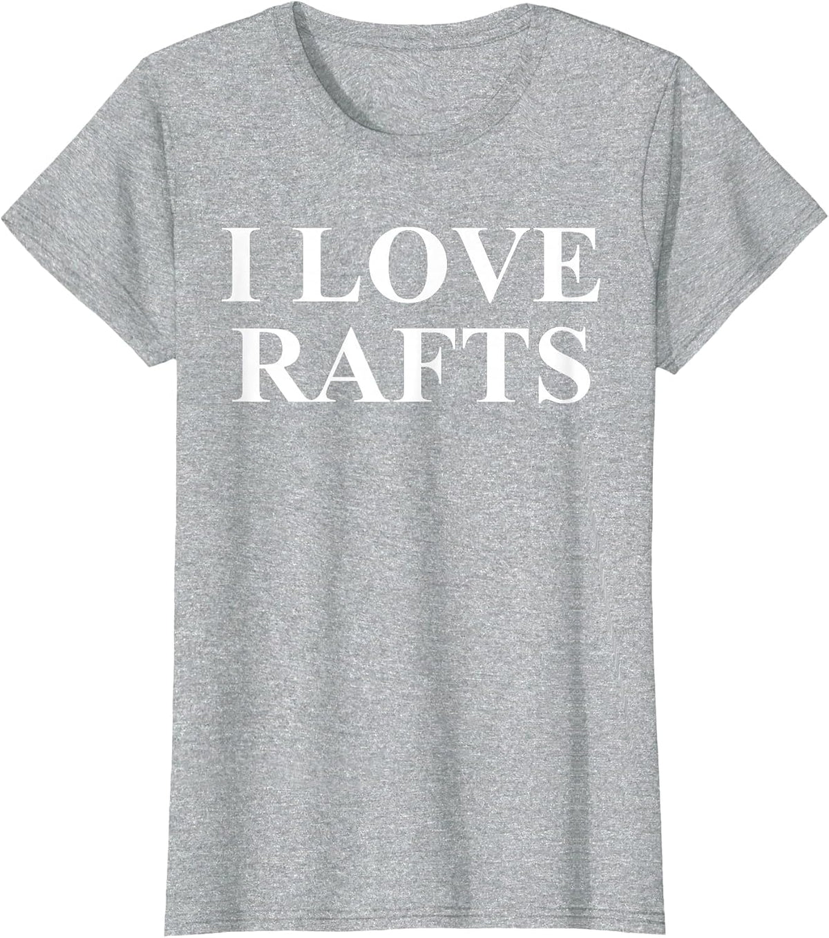 Funny Rafting Apparel - Great Rafter Design T-Shirt - Heather Grey