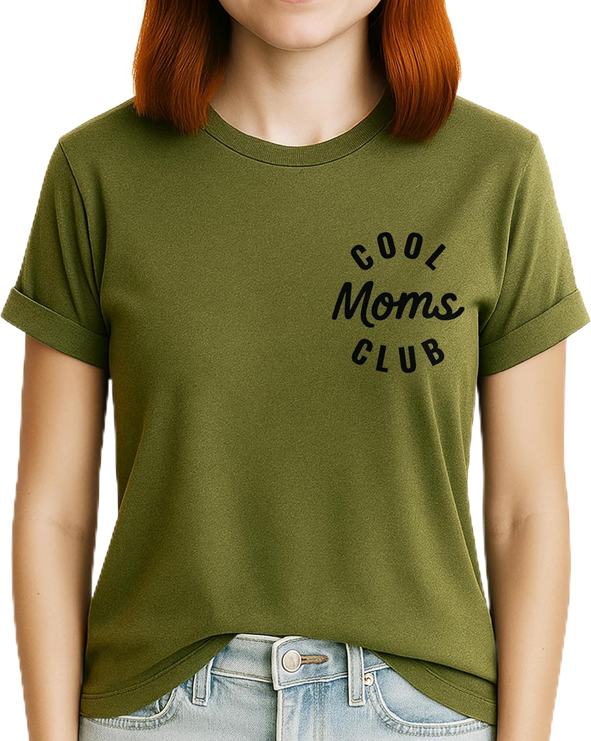 Cool Pocket Tee – Stylish Shirt for Everyday Appreciation and Celebrations - Mom's Club 1956 - Military Green