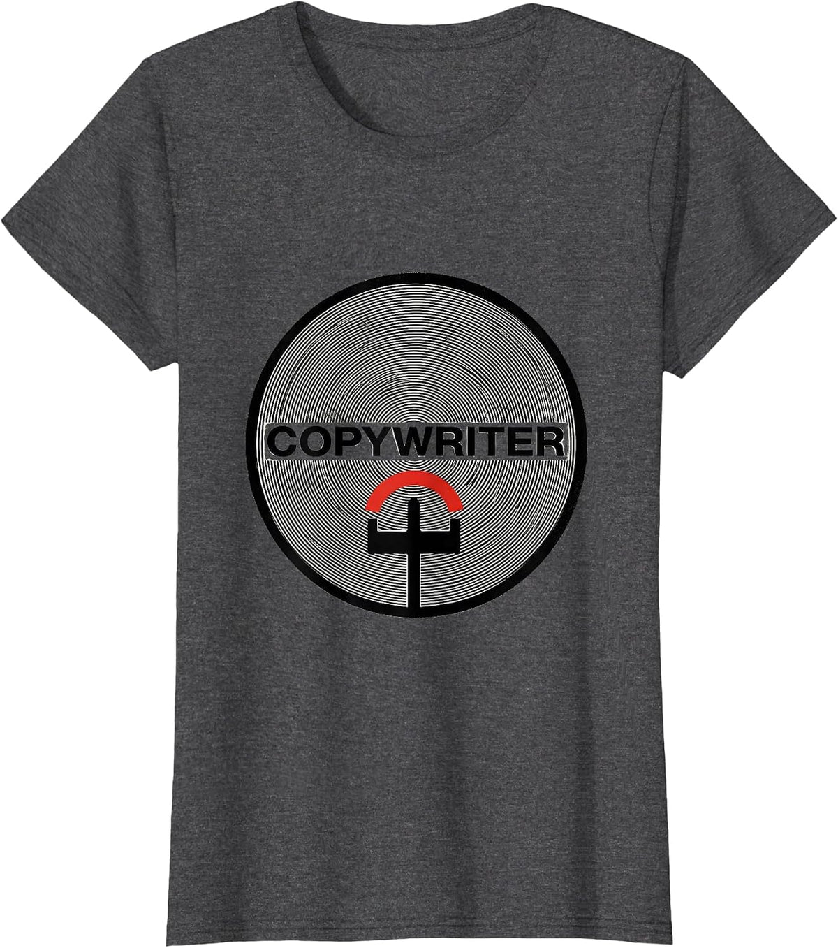 Women's Copywriter Funny Ham Radio Operator Hobbyist Humor T-Shirt - Dark Heather Grey