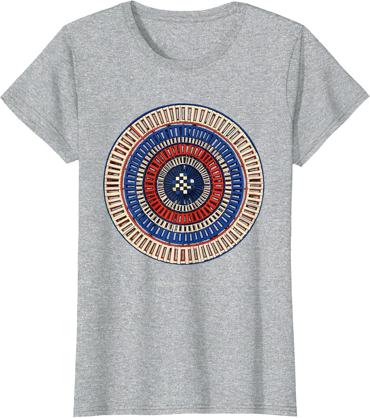 This Uniform Is Decodable Geometric Phonics Reading Teacher T-Shirt - Heather Grey
