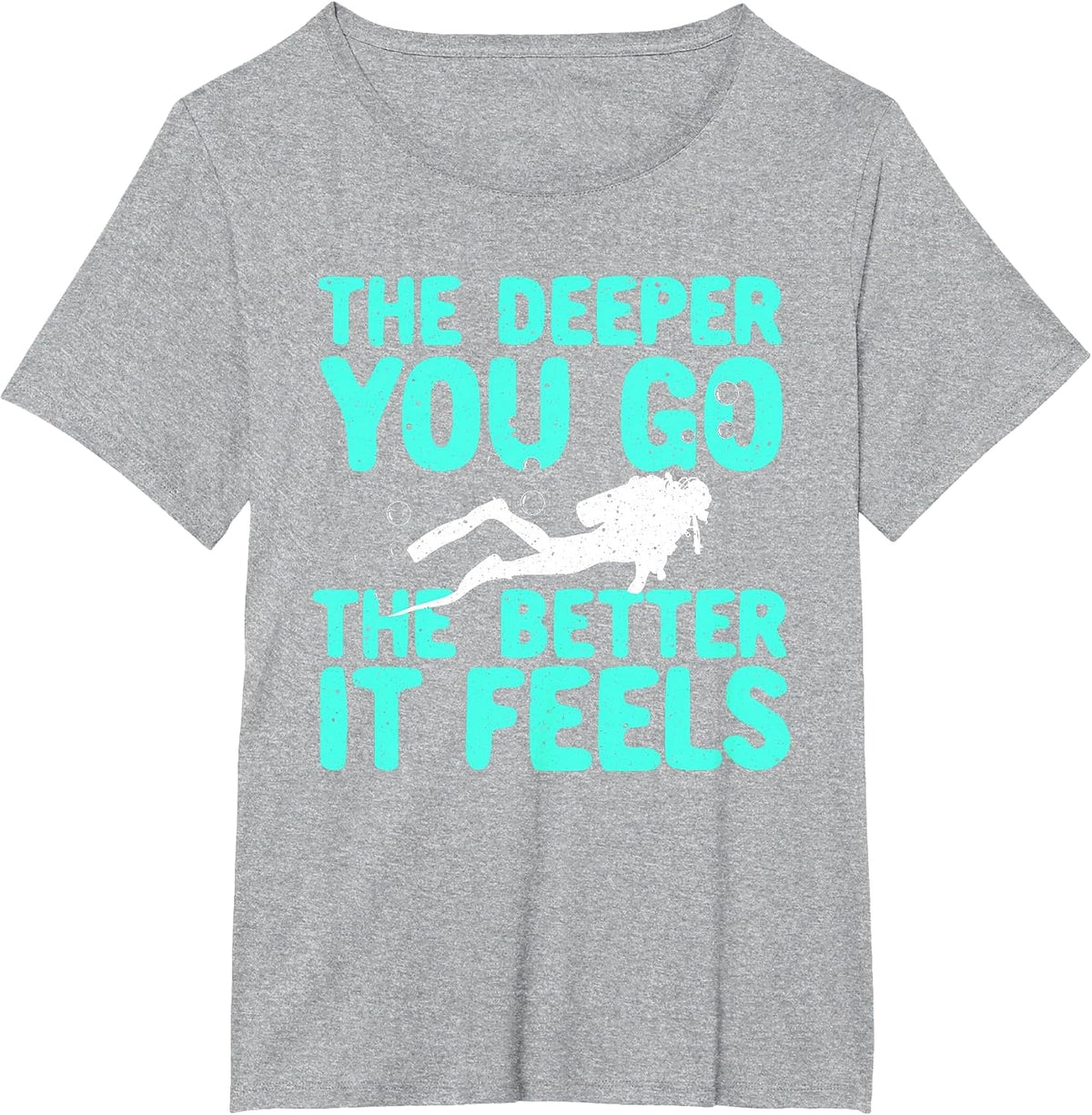 Funny Scuba Diving Themed Design for Men Women Scuba Dive T-Shirt - Heather Grey