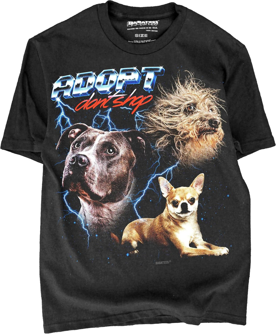 Heavy Metal Dog Themed Tshirt for Dog Lover and Dog Owner 80s 90s Glam & Punk Rock Band Tees Retro Fit Heavyweight Tshirts -