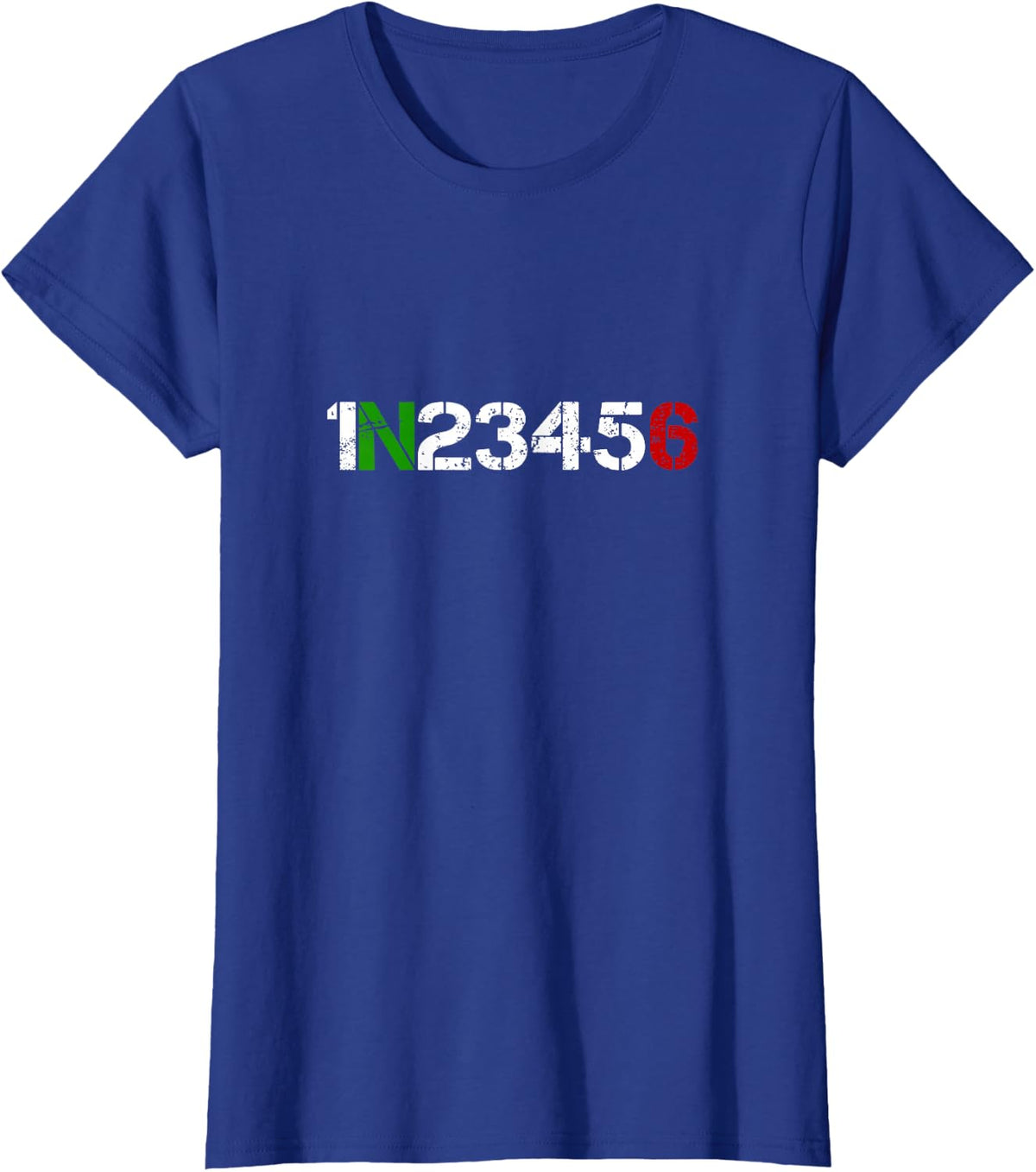 Motorcycle Gear Shift 1N23456 Motorbike Biker Tour T-Shirt - Royal Blue