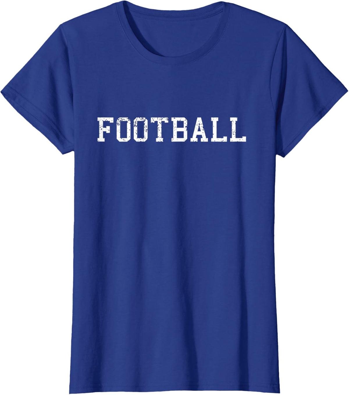 Funny Shirt That Says Football Shirt Sport Graphic Tee Top T-Shirt - Royal Blue
