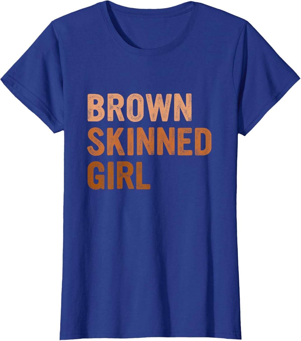 Brown Skinned Girl Black Melanin Queen Magic Juneteenth T-Shirt - Royal Blue