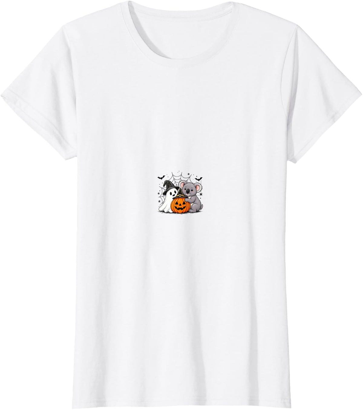 Koala Halloween Ghost Pumpkin Cute Spooky Costume T-Shirt - White