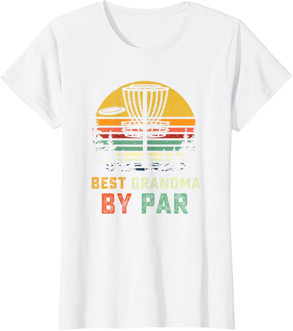 Best Grandma Disc Golf Gift Grandmother Frisbees Disk Golfer T-Shirt - White