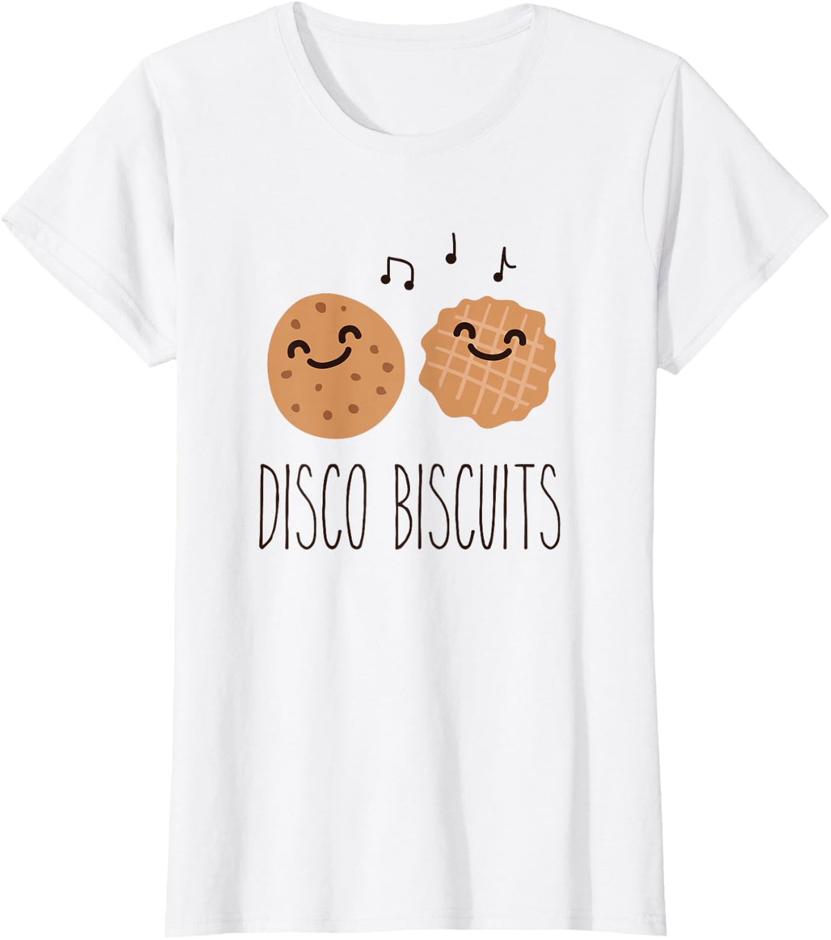 Disco Biscuits - funny party T-Shirt T-Shirt - White