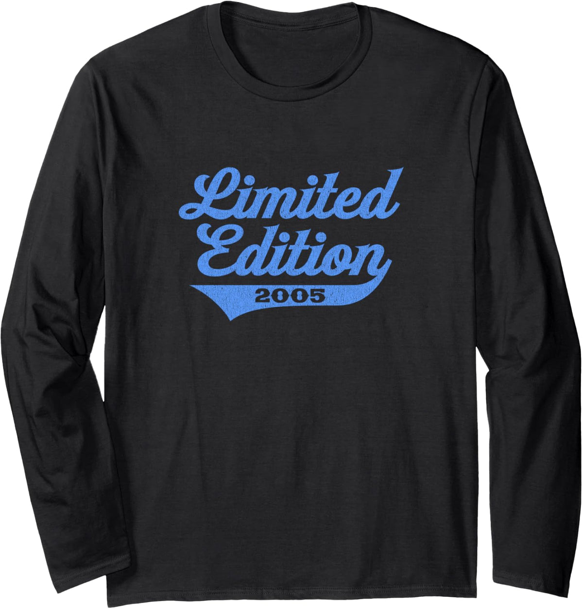 21 Year Old Limited 21st Birthday Long Sleeve T-Shirt - Adult Unisex Black