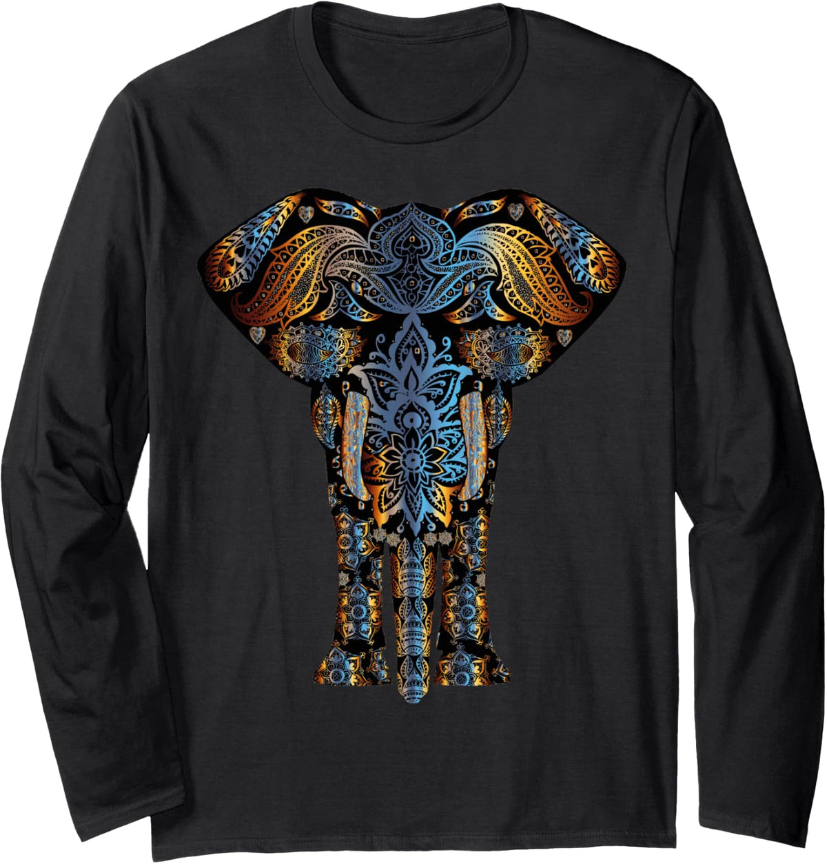 Nirvana Chakra Long Sleeve T-Shirt - Adult Unisex Black