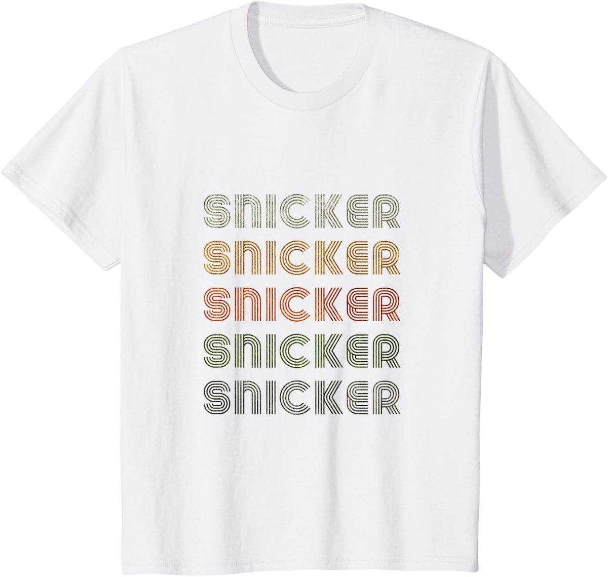 Love Heart Snicker Tee Grunge Vintage Style Black Snicker T-Shirt - White