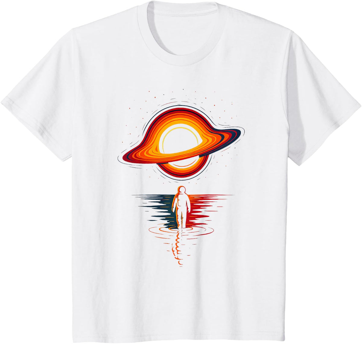 Black Hole Physics Universe Astrophysicist Astrophysics Kids T-Shirt - White
