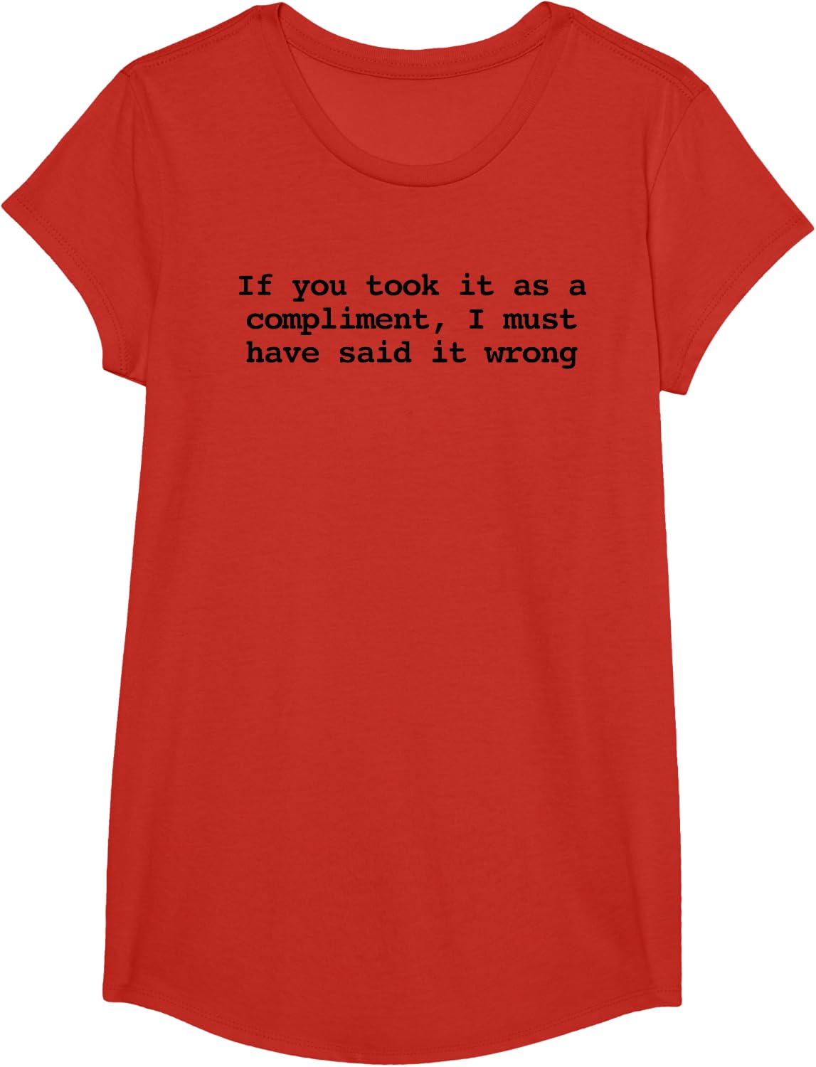 Sarcastic Downton Lady Quotes for Women Funny T-Shirt - Girls Red