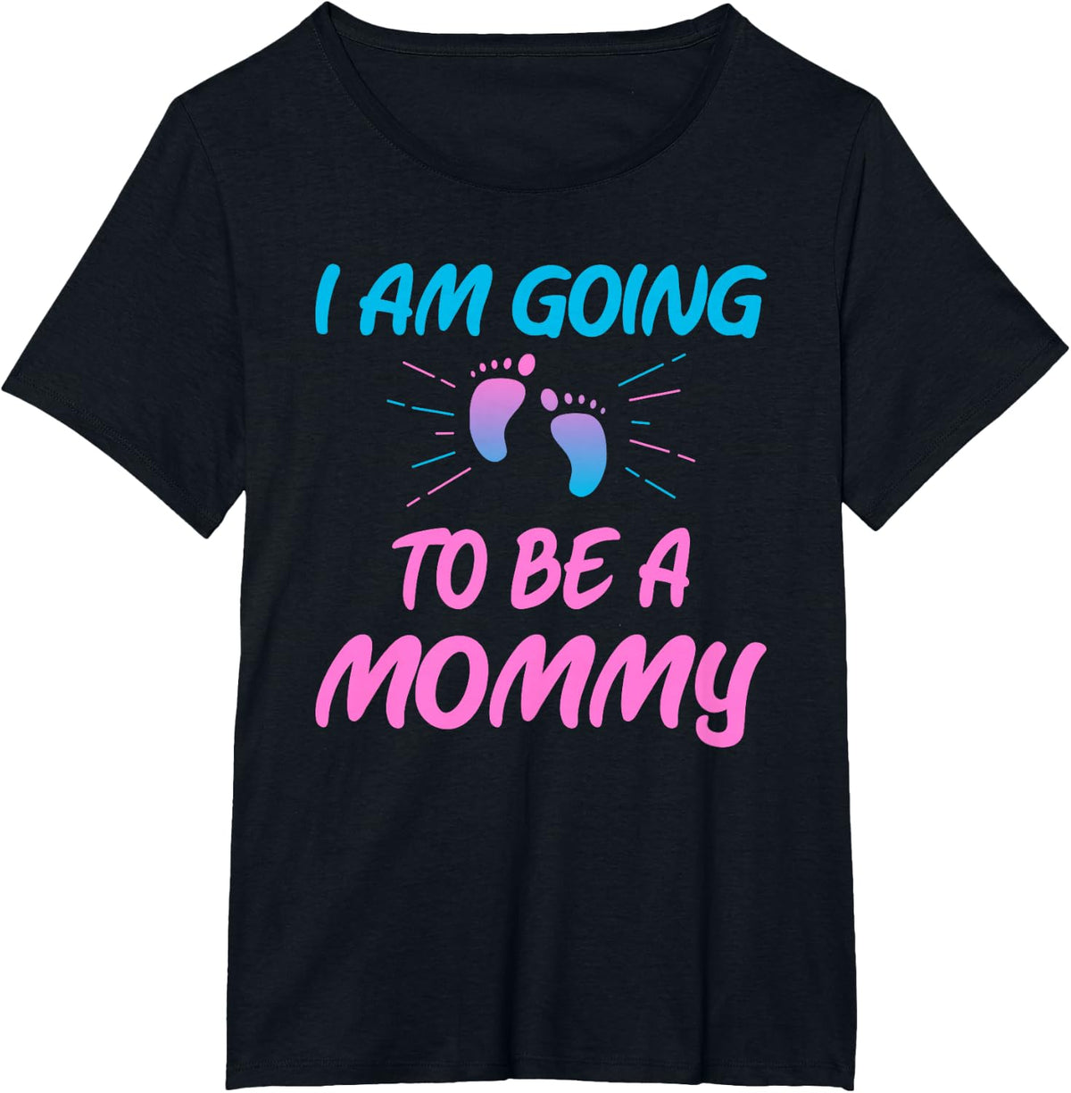 For the first time mum I will be mum T-Shirt - Black