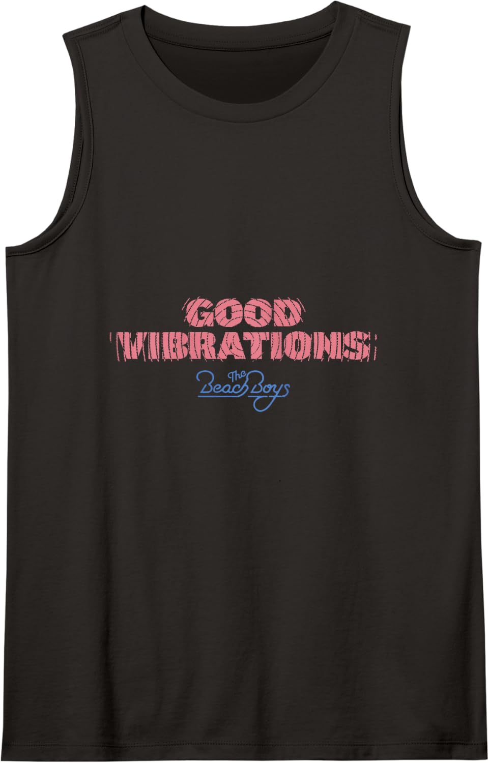 Beach Boys Good Vibrations Logo Tank Top - Black