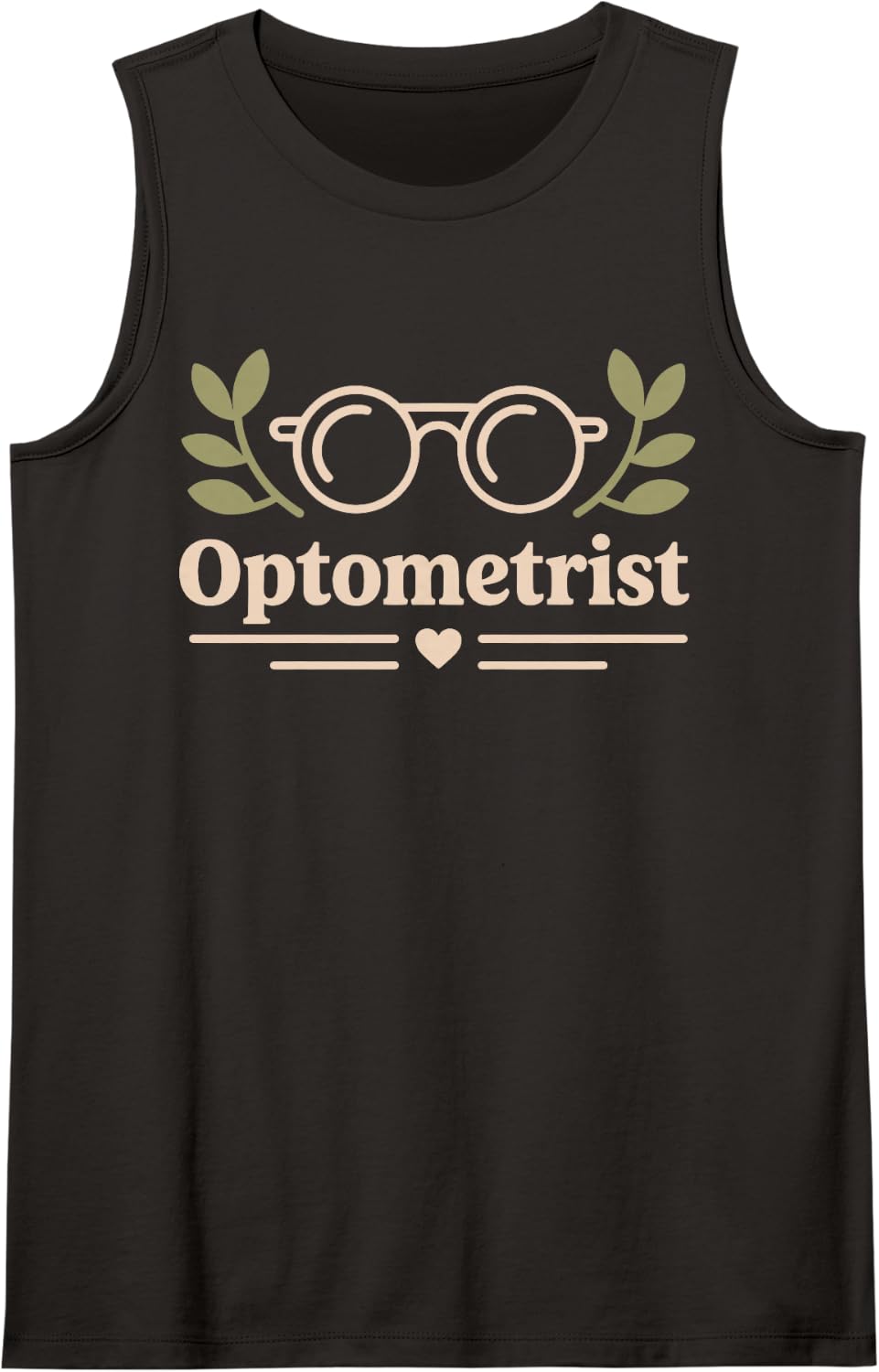 Optometrist Optometry Eye Doctor Sleeveless Tank Top - Black