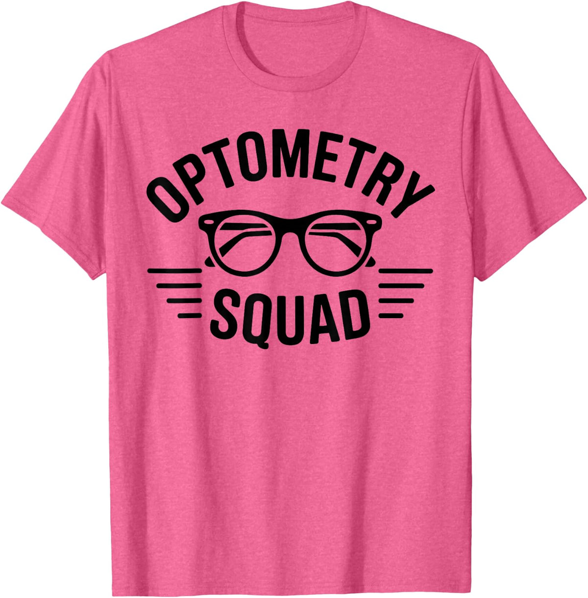 Optometry Squad Funny Optometrist T-Shirt - Pink Heather