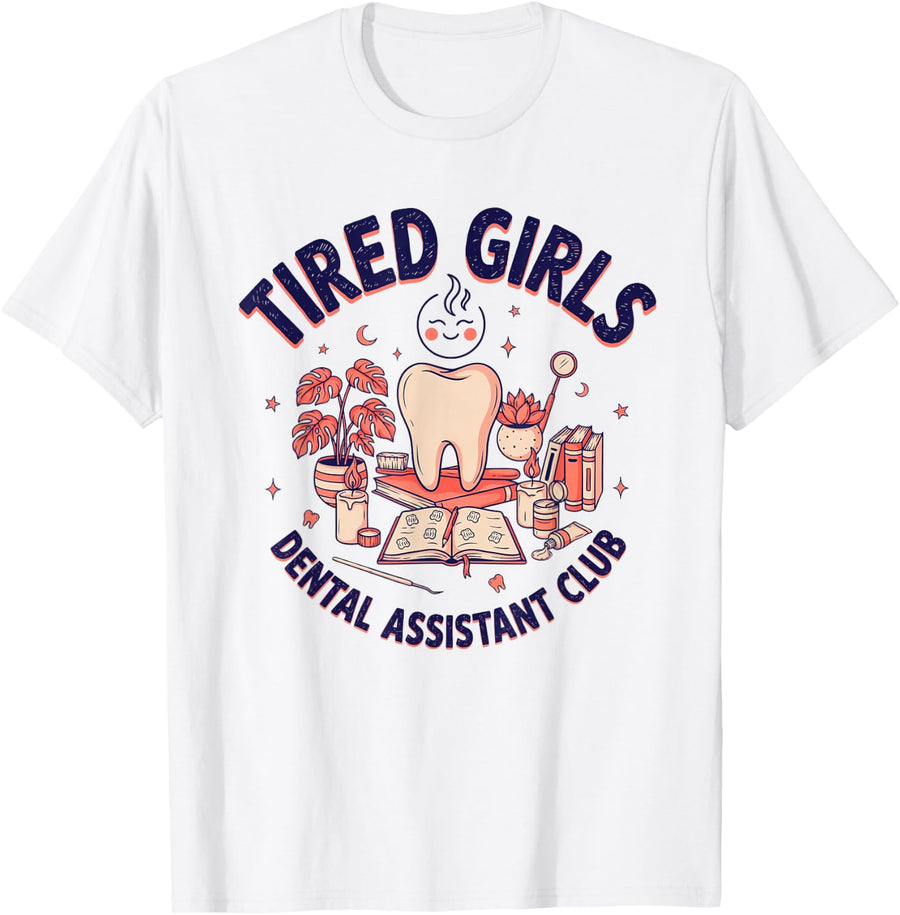 Dental Assistant Chairside Assisting Nurse T-Shirt - White