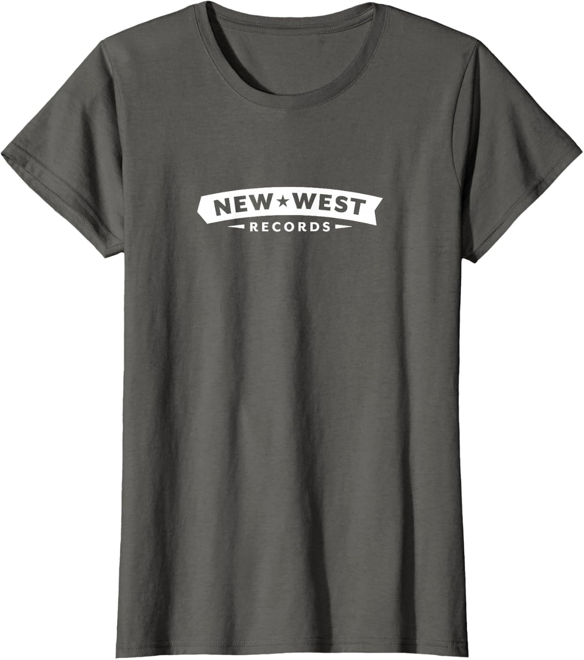 New West Records Logo T-Shirt - Asphalt Grey