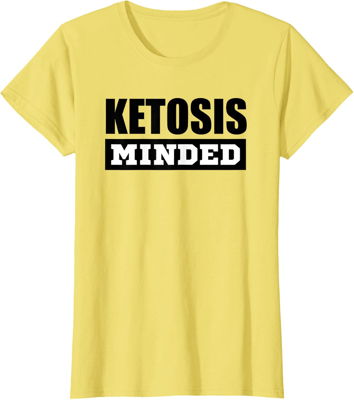 Keto Low Carb Diet Body Ketosis Tshirt - Lemon Yellow