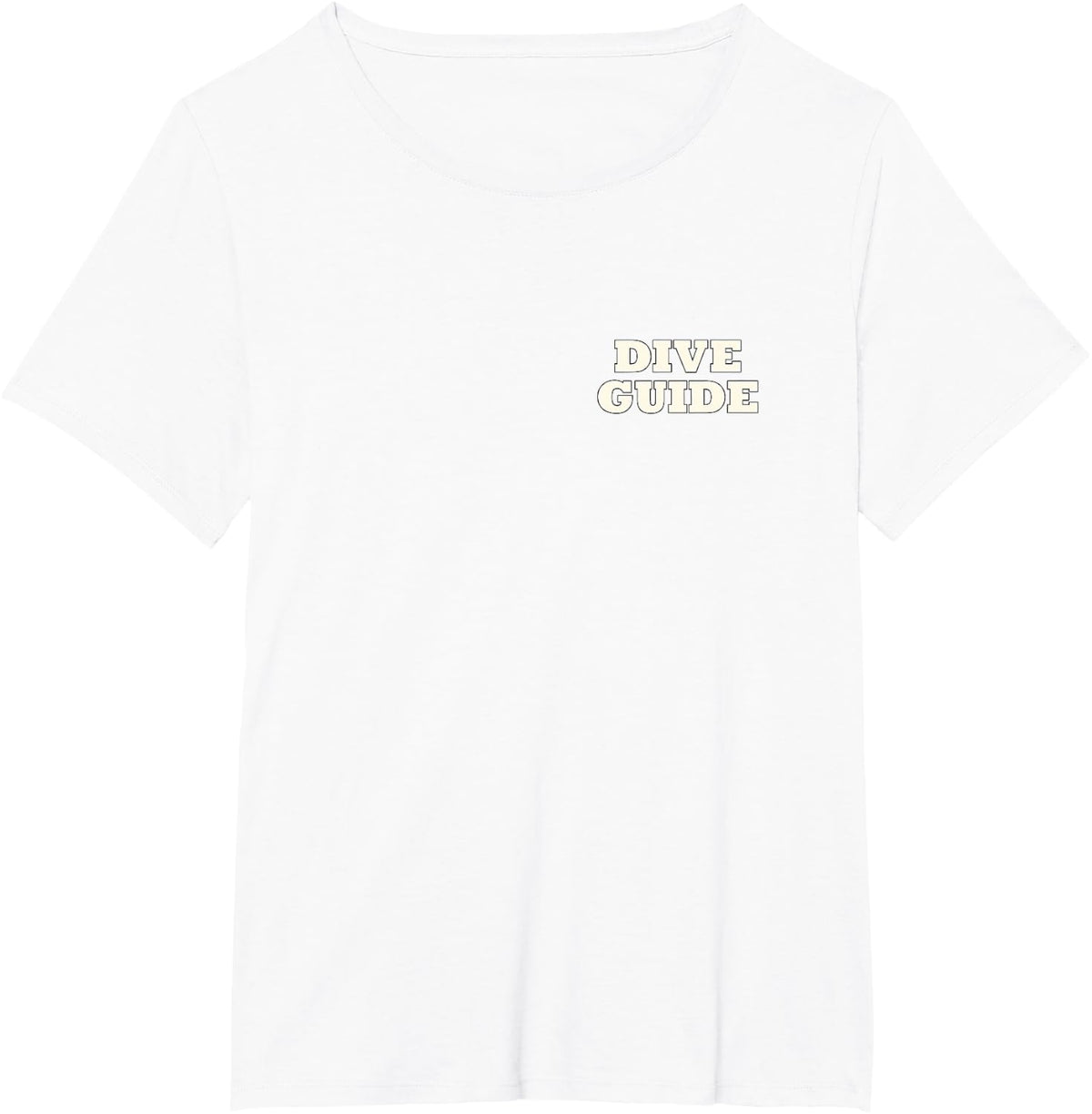 Dive Guide Scuba Instructor Underwater Tour T-Shirt - White